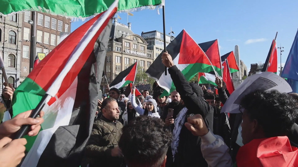 Solidair met Palestina – een kort verslag van de demo in Amsterdam