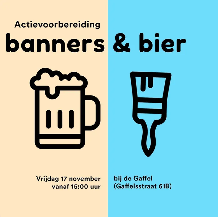 Banners en bier