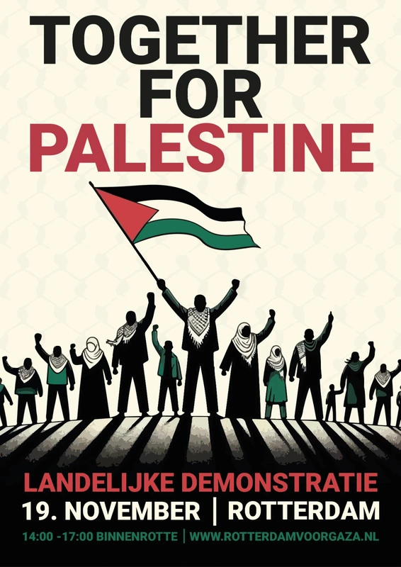 Together for Palestine: landelijke demonstratie